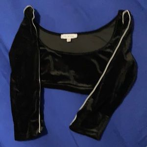 Gsuwwo top, medium black, good condition